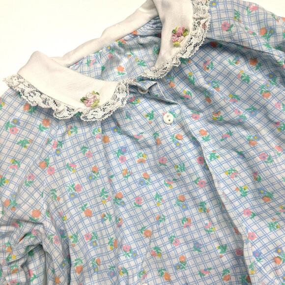 Vintage Evy Swing Top Girls Size 18m Floral Tunic - Picture 3 of 6
